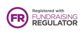 Registered with Fundraising Regulator logo